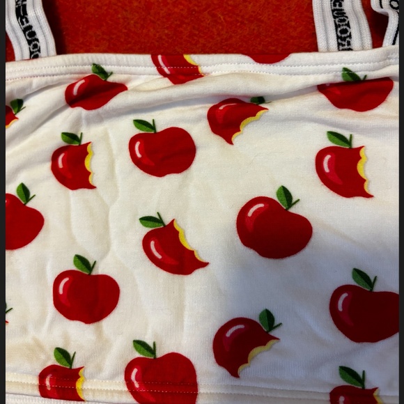 Pop Underwear apples bamboo bandeau bralette NWT - Picture 3 of 9